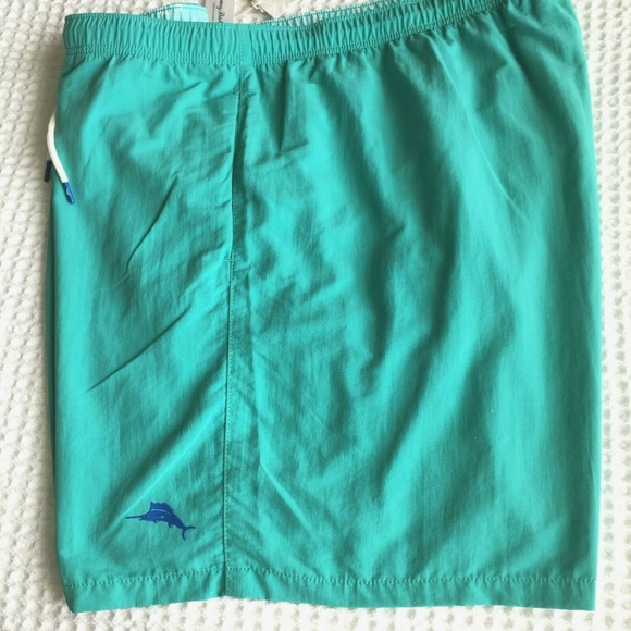 Tommy Bahama Naples Coast Green Swim Trunks - Picture 5 of 5
